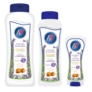 H5 - Shampoo AntiCaspa 2en1 Jalea Real y Romero