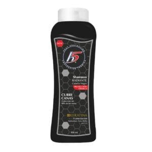 H5 - Shampoo Negro Radiante Cubre Canas - 900 ml